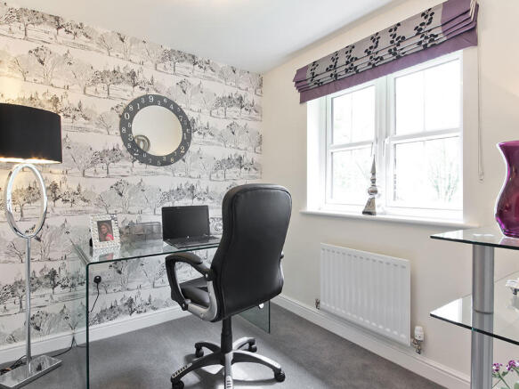 Superb study room on the ground floor