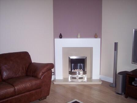 Modern fireplace