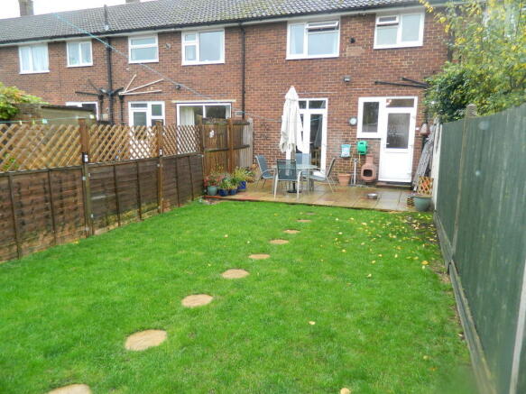 enclosed rear garden