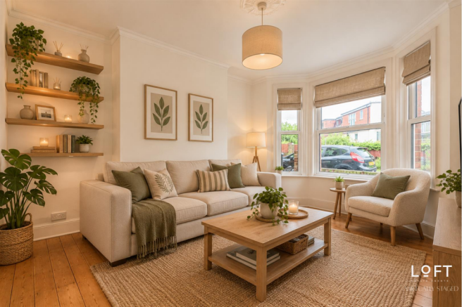 Staged Reception Room