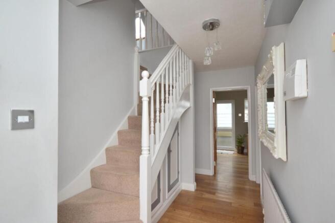 Slight Split Level Hallway