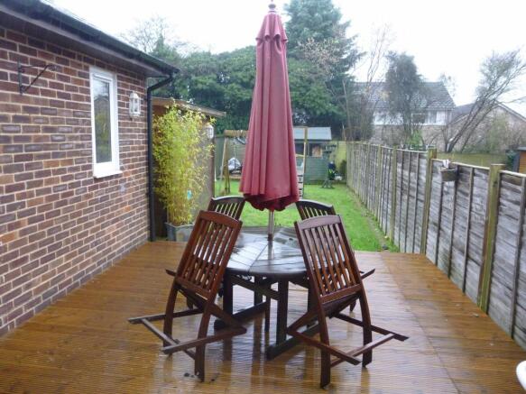 Rear patio