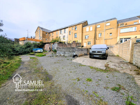 Rear of property