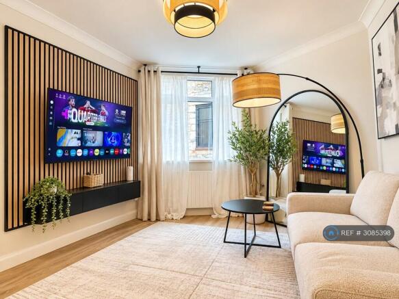 Living Area With Smart Tv