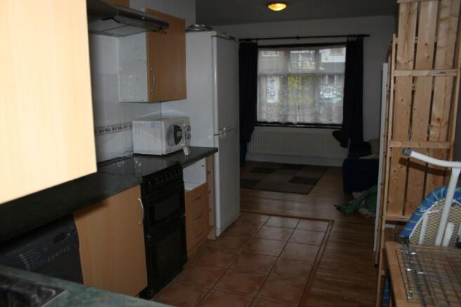 open plan kitchen