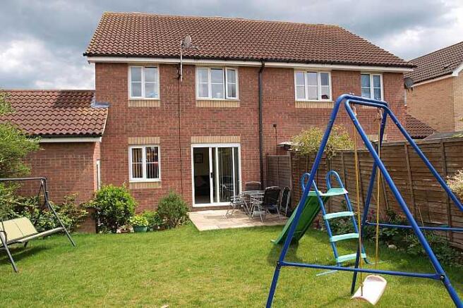 rear of property