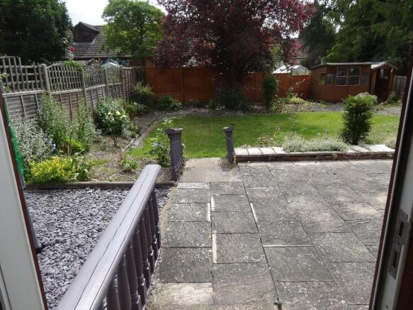 Rear garden