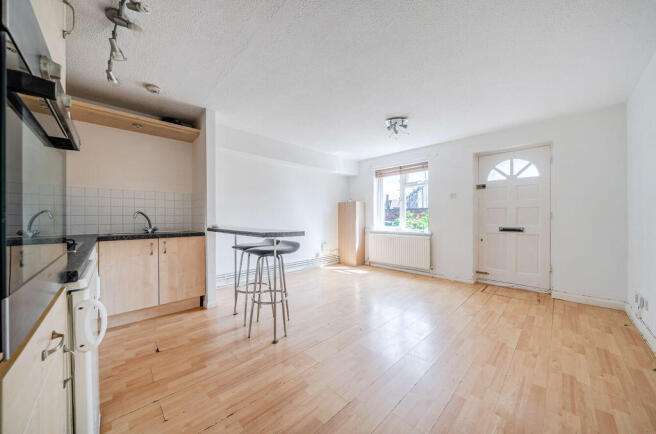 Lounge and kitchen