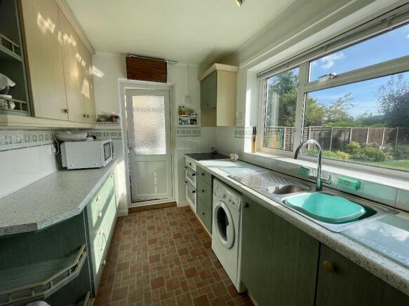 Kitchen overlooking the rear garden