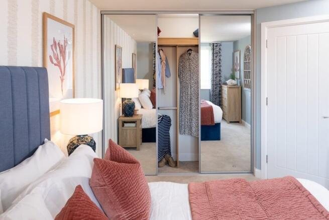 Show home master bedroom