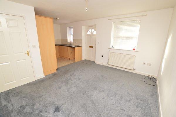 open plan lounge & kitchen