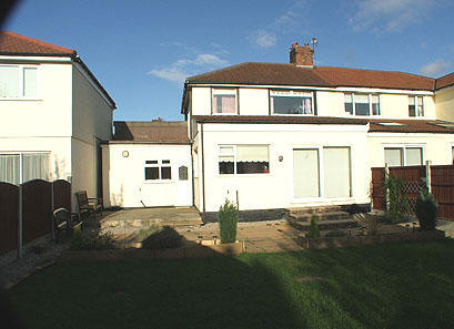Rear garden