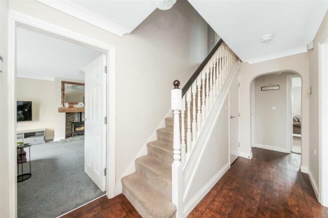 ENTRANCE PORCH AND HALLWAY