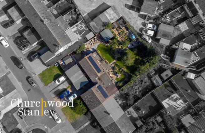 Aerial of plot