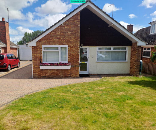 Front of house with garden