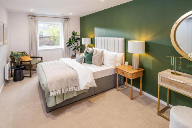 Show home master bedroom (2 bedroom apartment)