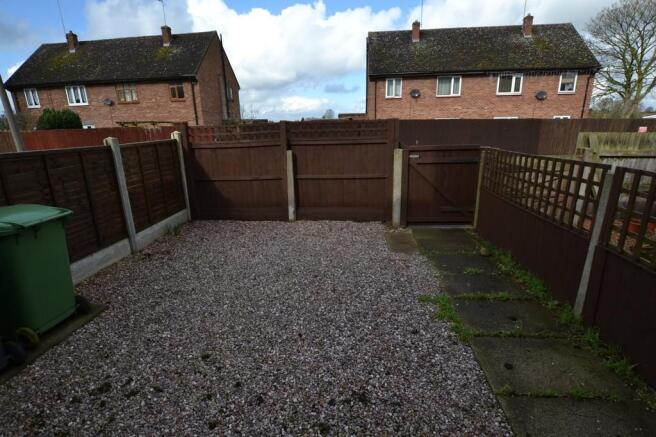 Rear courtyard