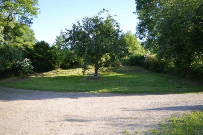 One lawned area