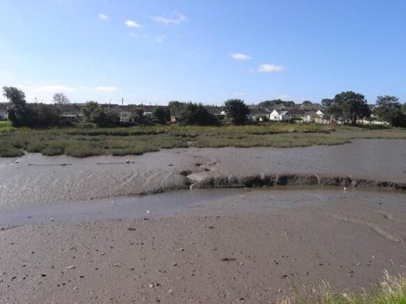 View Across The River Towards The Back of The Property