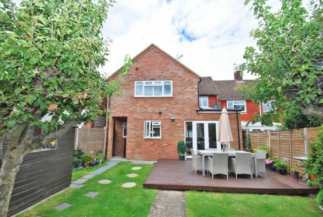Rear of property