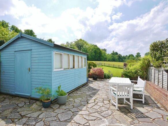 Rear garden an...