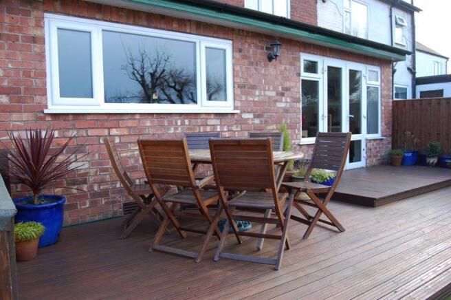 Decked Patio Area