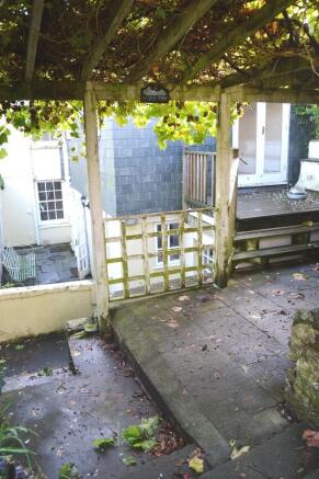 Rear courtyard