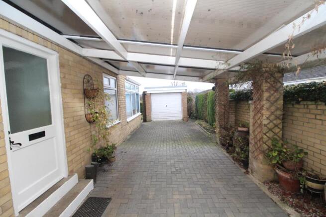 CARPORT WITH GARAGE OPENING