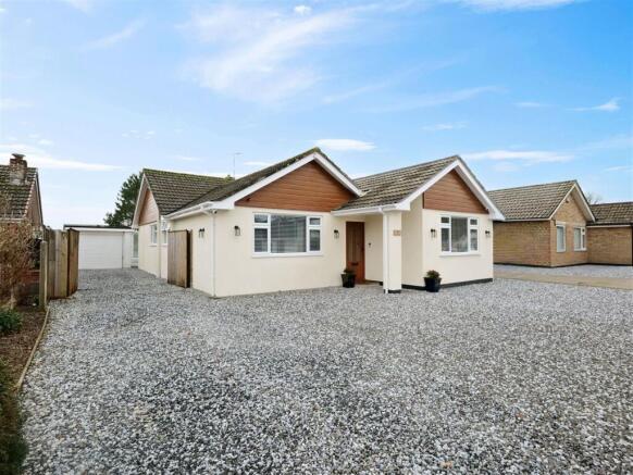 Gates open to garage