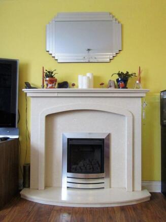 Fireplace in l...