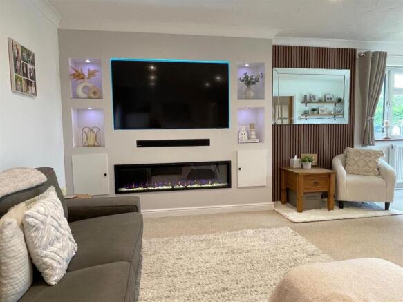 Sofa/Media Wall Area