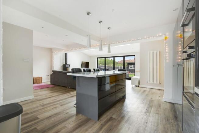 Open-Plan Kitchen & Living Space
