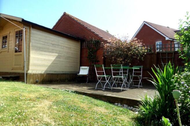 Garden dining area