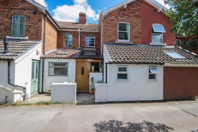 Rear of property