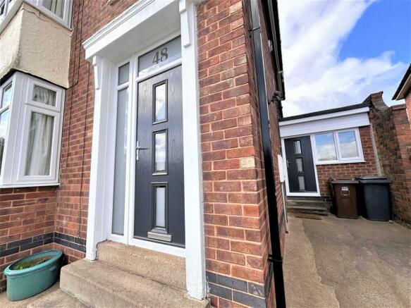 Front entrance doors