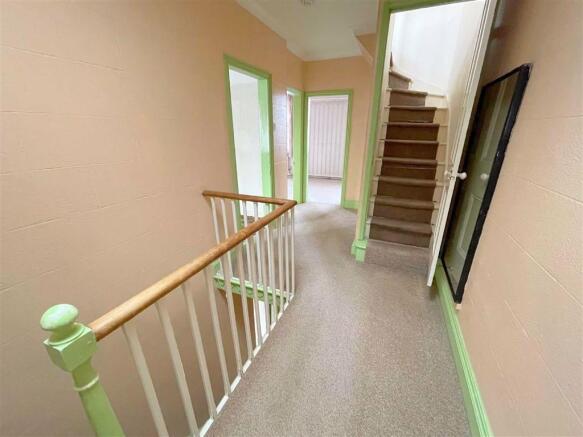 Stairs to landing