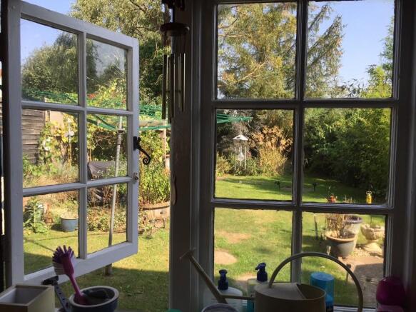 View from kitchen...