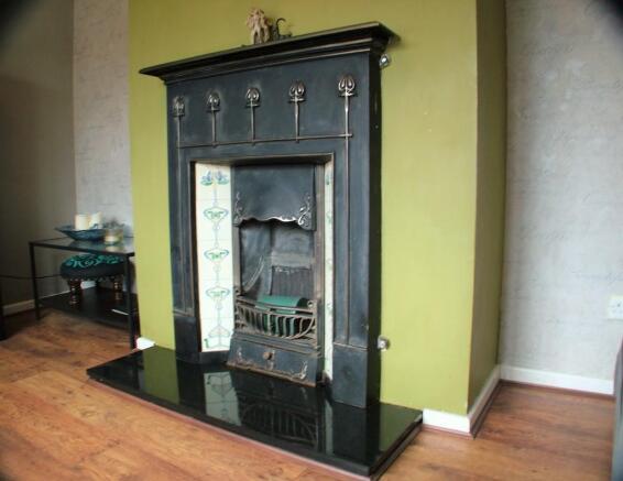FEATURE FIREPLACE...