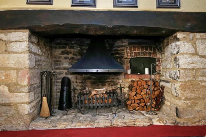 Fireplace and oven