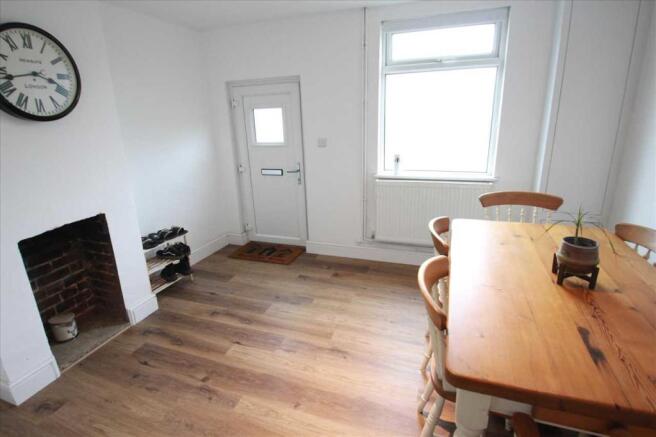 Door to dining room