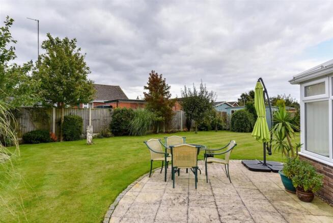 Rear Garden & Patio Area