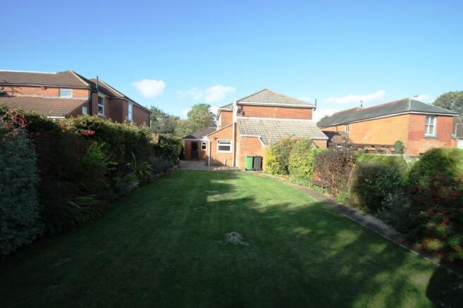 Rear of property