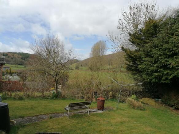 back garden overlooking views