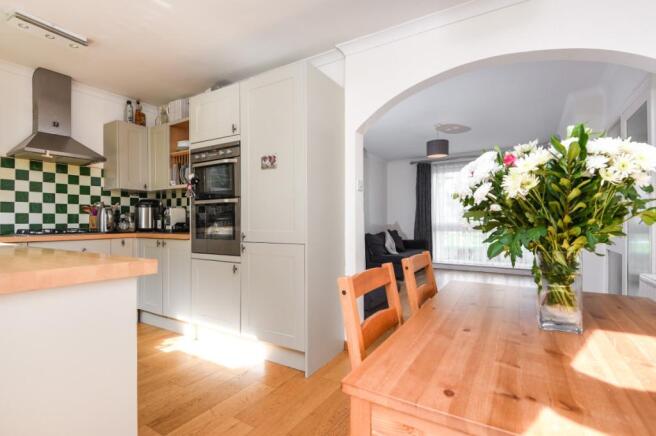 living to kitchen