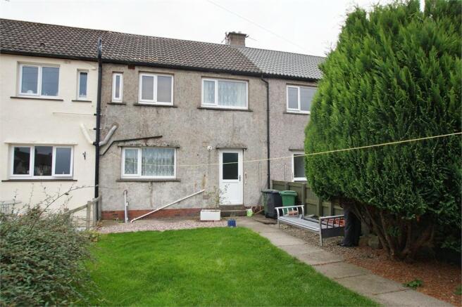 Rear of property