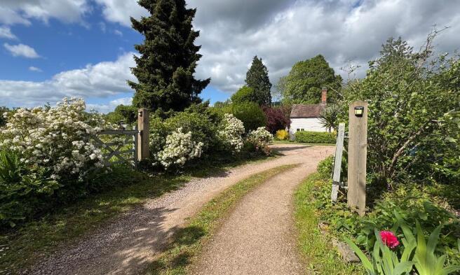 Entrance driveway
