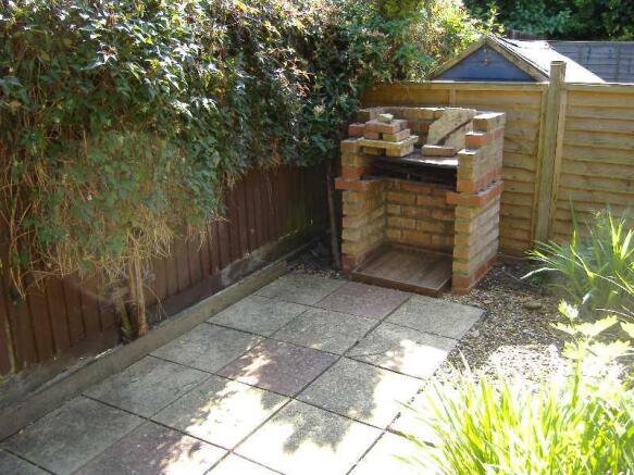 Patio and BBQ area