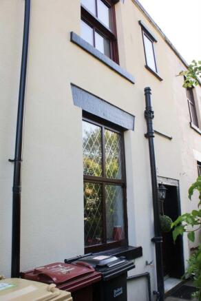 Rear of property