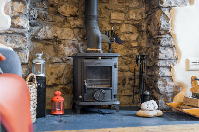 Open fireplace