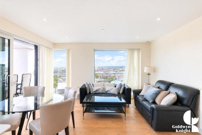 Bright Modern Apartment Living Room